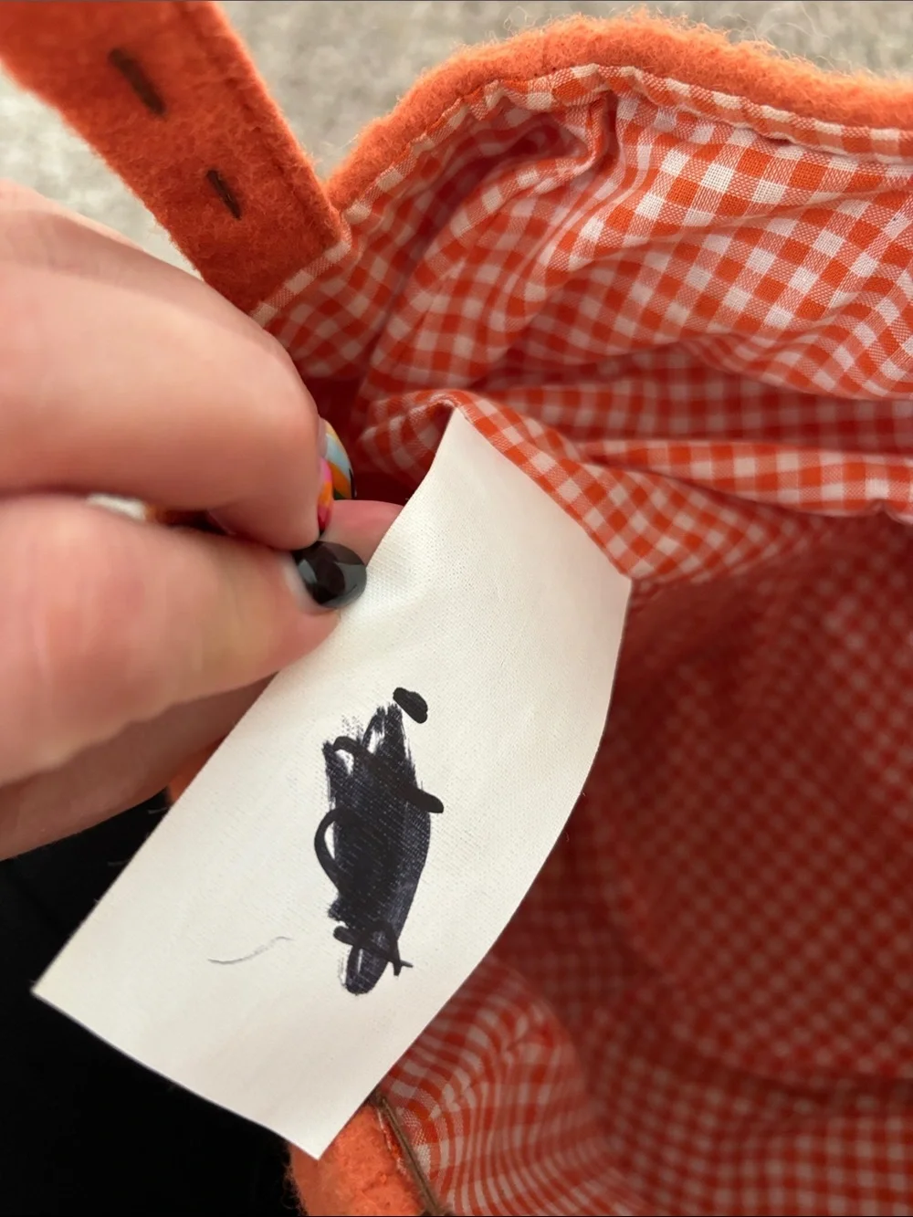 Pottery barn kids Halloween Pumpkin Tote Bag - Festive Trick-or-Treat - Picture 3 of 5
